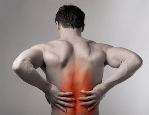 bolečine v hrbtu pri moških